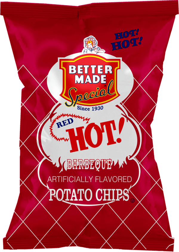 Better Made Red Hot! Barbeque Flavored Potato Chips 99g is Halal ...