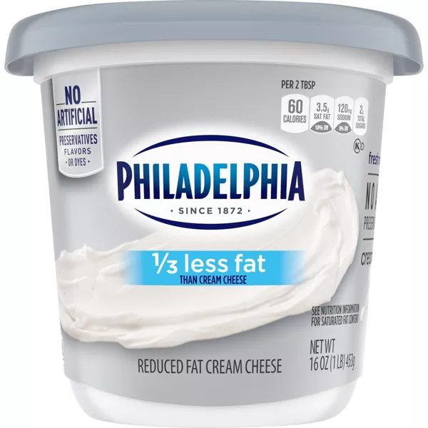 Philadelphia Reduced Fat Cream Cheese Spread - 16oz is Halal