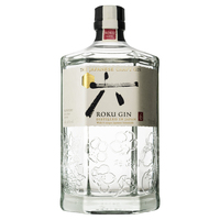 Roku Japanese Craft Suntory Gin, 70cl is not Halal, Install Mustakshif