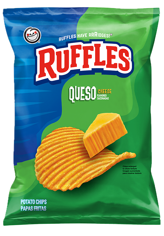 RUFFLES QUESO CHEESE FLAVORED POTATO CHIPS is not Halal, Install Mustakshif