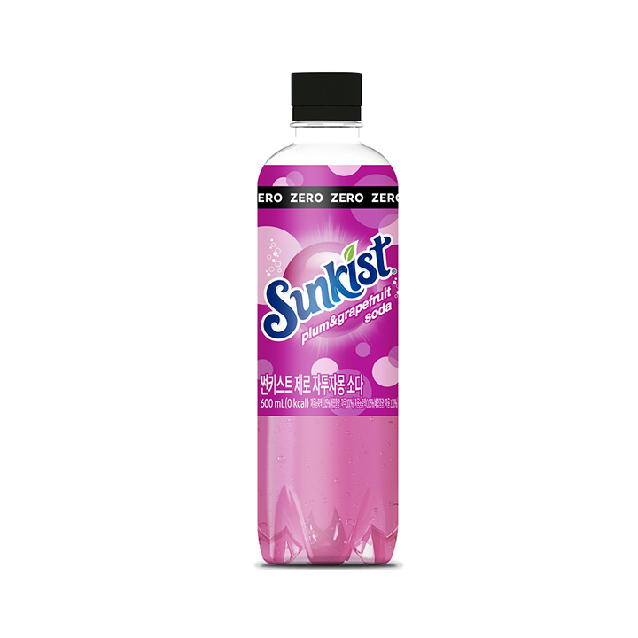 Sunkist Zero Plum Grapefruit Soda 600ml is not Halal, Install