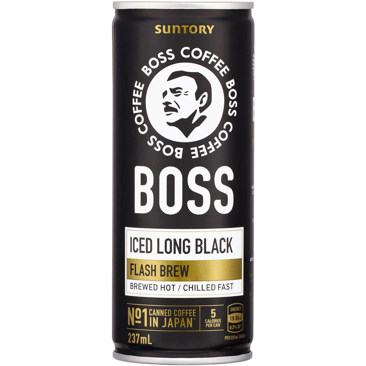 Suntory Boss Coffee Iced Long Black 237ml is Halal, Install Mustakshif