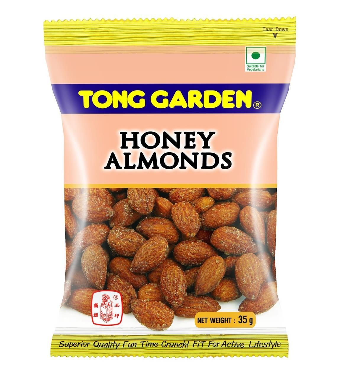 TONG GARDEN HONEY ALMONDS 40G is halal suitable Halal Check