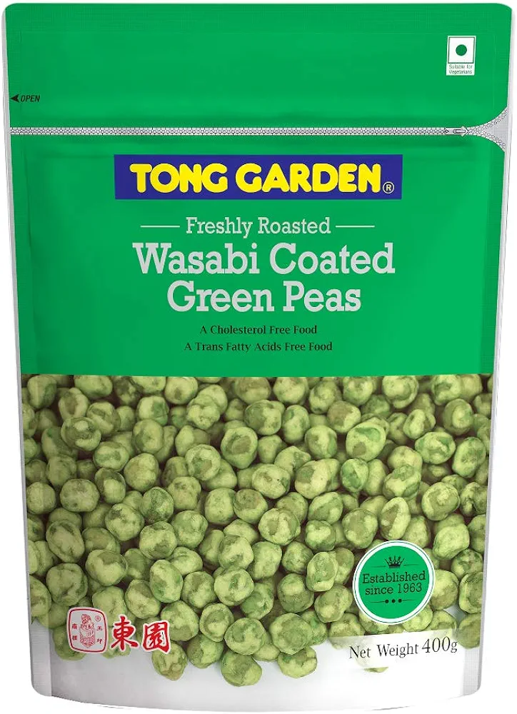 Tong Garden,ทองการ์เด้น Tong Garden Wasabi Green Peas, 500g is halal