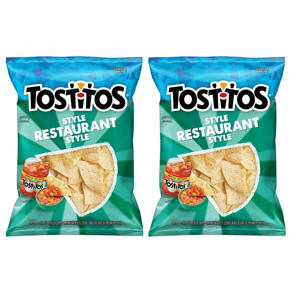 Tostitos Restaurant Style Tortilla Chips 275g/9.7oz, 2Pack is halal