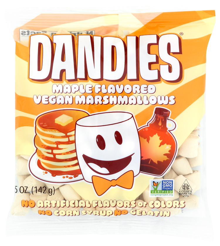 DANDIES Maple Vegan Marshmallows-142G is not Halal, Install Mustakshif