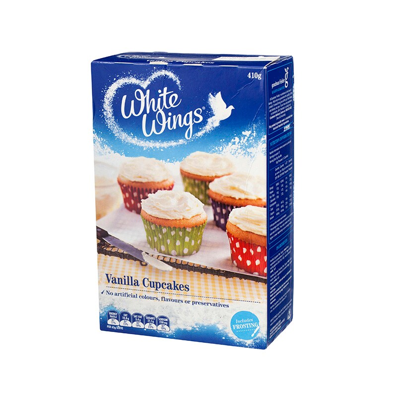 White Wings Vanilla Cupcakes 410g. is not halal Halal Check