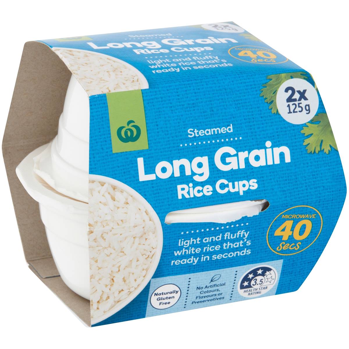 Woolworths Long Grain Rice Microwave Cups 2 Pack is not halal, gluten-free
